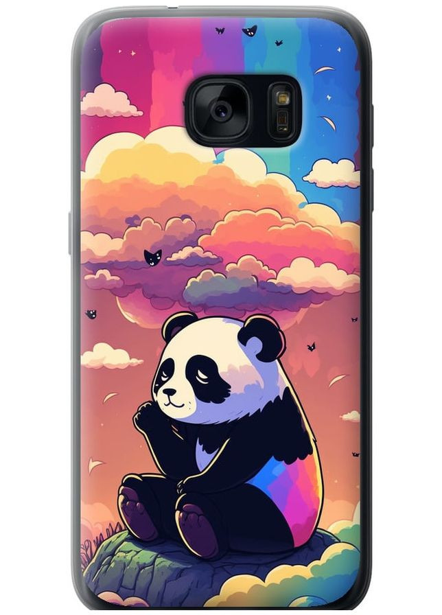 Силиконовый чехол 'Панда в облаках' для Endorphone Samsung Galaxy S7 G930F (276320651)