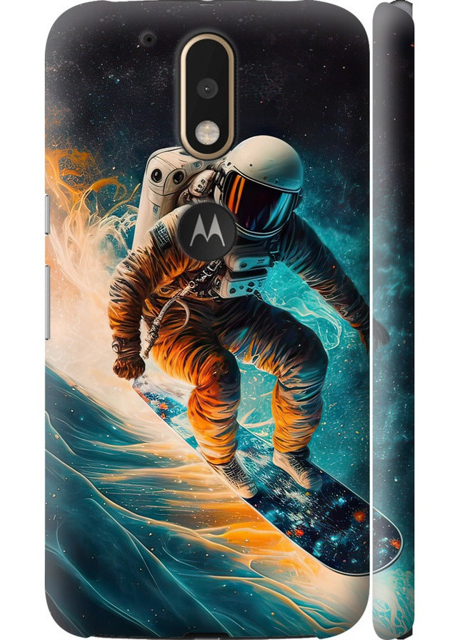 3D пластиковий матовий чохол 'Сноубордист' для Endorphone Motorola MOTO G4 PLUS (258093732)