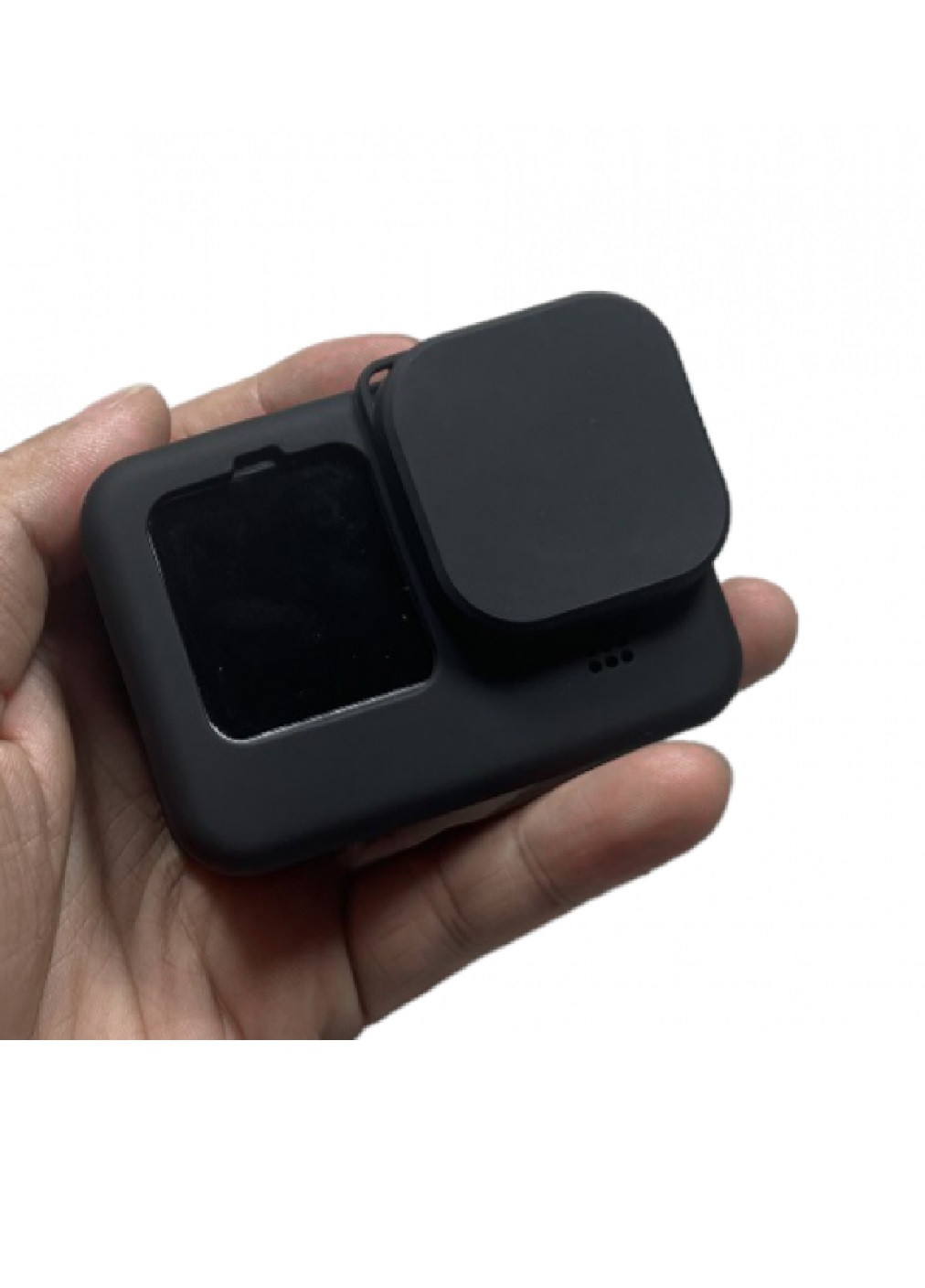 Защитный силиконовый чехол для экшн камер от пыли грязи повреждений GoPro Hero 12, 11, 10, 9 (476167-Prob) Черный Unbranded (277159321)