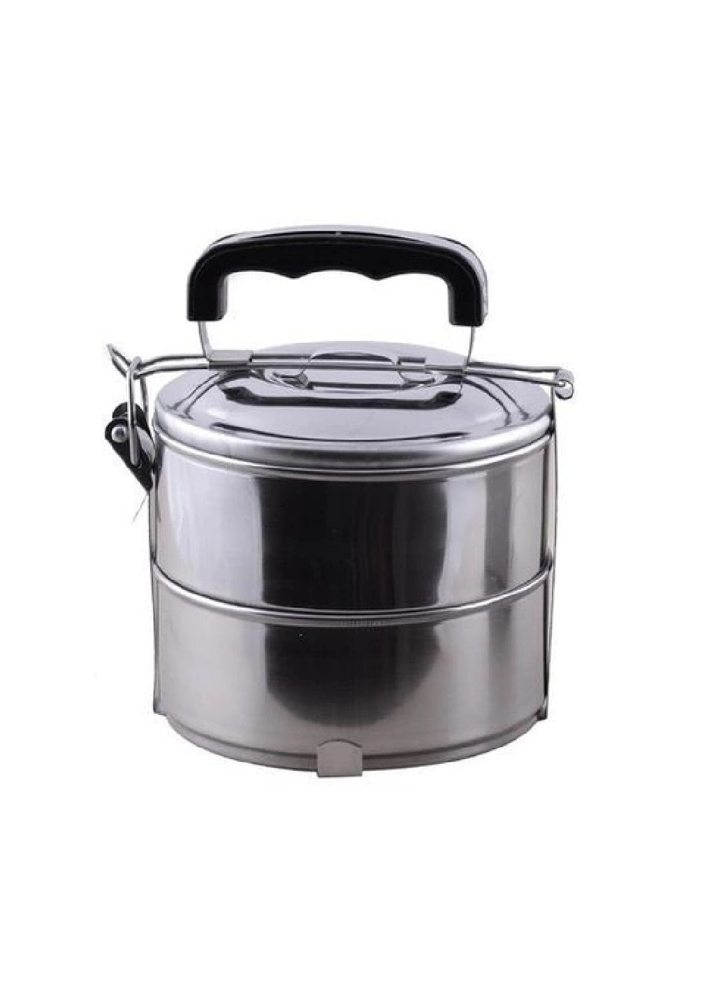 Набор комплект пищевых металлических судков контейнеров с ручкой 2 штуки нержавеющая сталь 550 мл (474906-Prob) Unbranded (260168482)