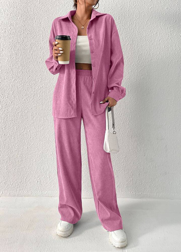 Актуальний стильний жіночий костюм з мікровільвету InFashion костюм (257985602)