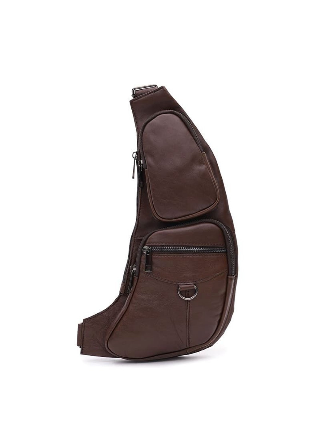 Мужской кожаный рюкзак через плечо K13761br-brown Keizer (266143488)