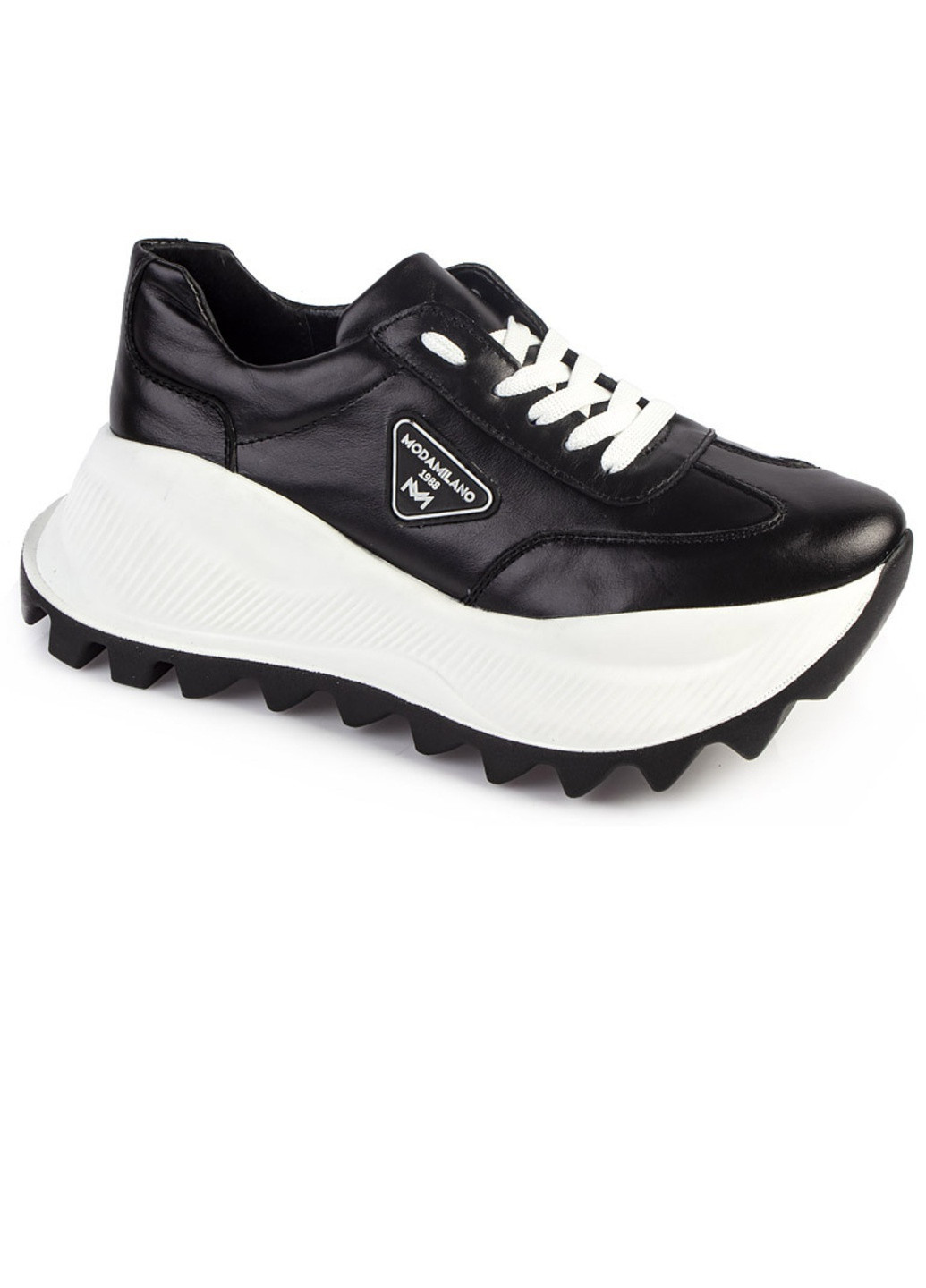 Черные демисезонные кроссовки женские бренда 8401383_(1) ModaMilano