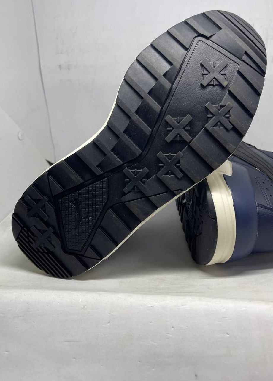 Синие ботинки кроссовки (оригинал) x-ray speed mid wtr l Puma кросівки