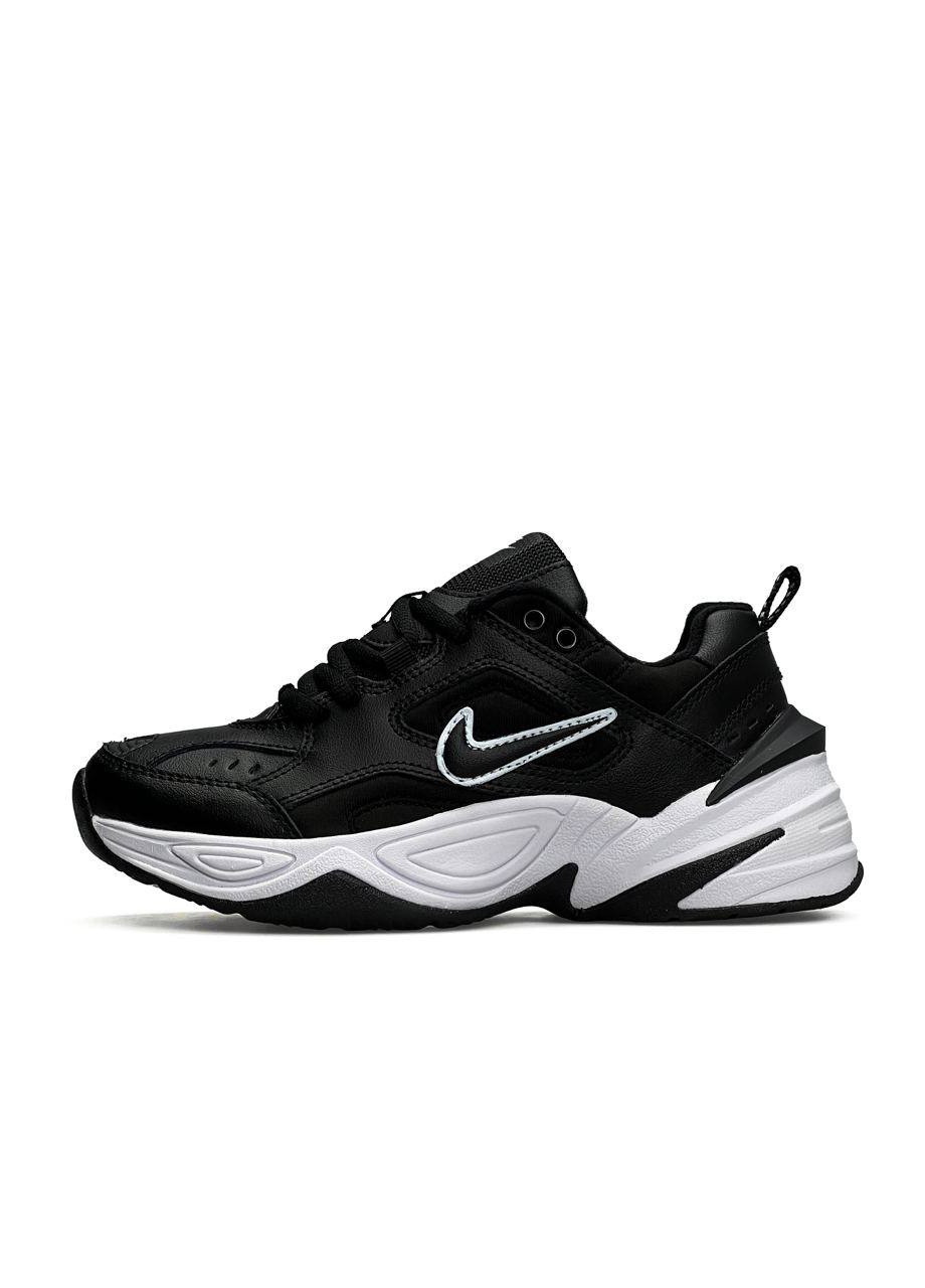Черные демисезонные кроссовки женские, китай Nike M2K Tekno Black White