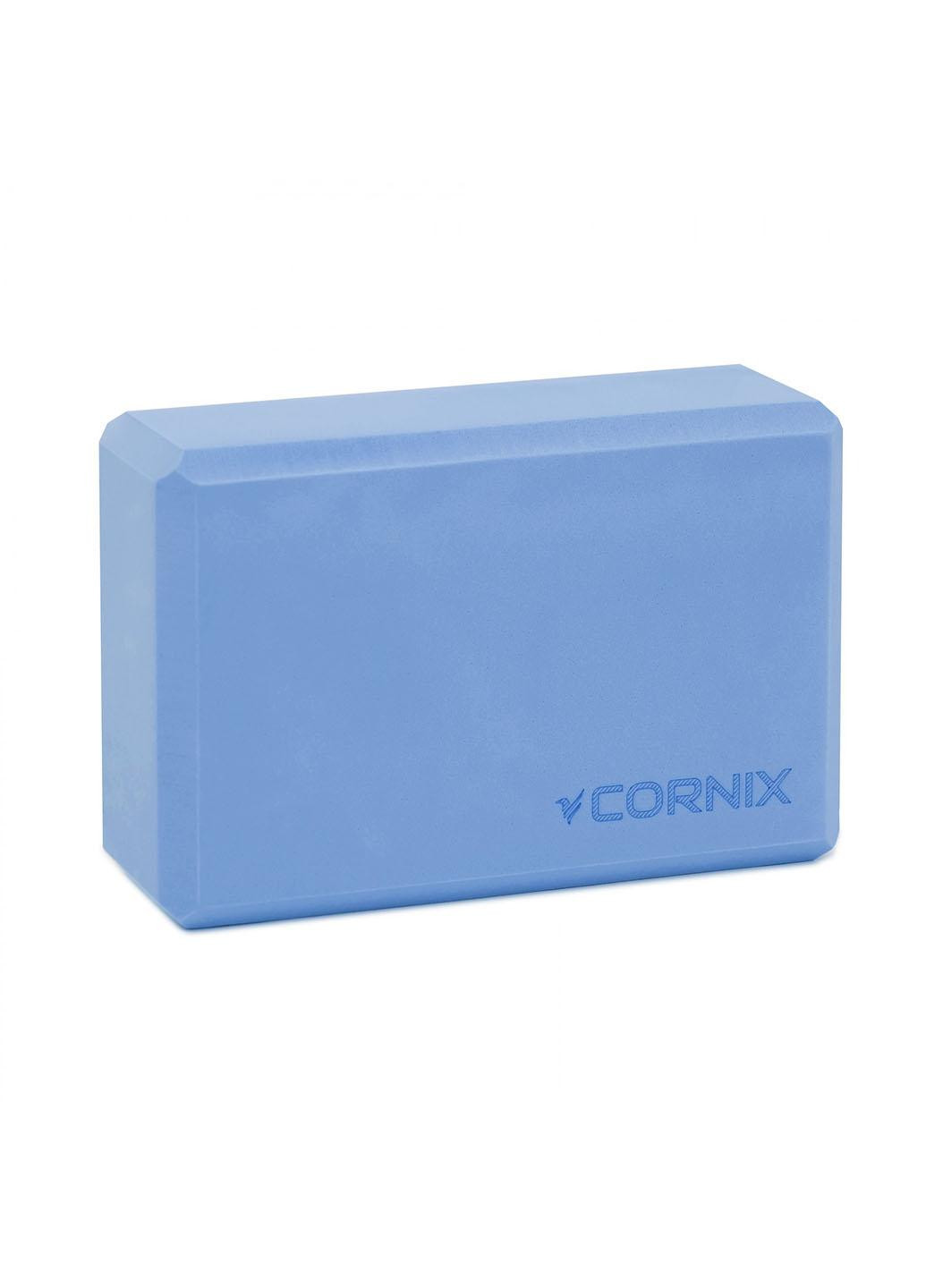 Блок для йоги Cornix EVA 22.8 x 15.2 x 7.6 см XR-0102 Blue No Brand (260735656)