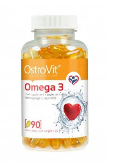 Омега 3 Omega 3 90 caps Ostrovit (259635607)