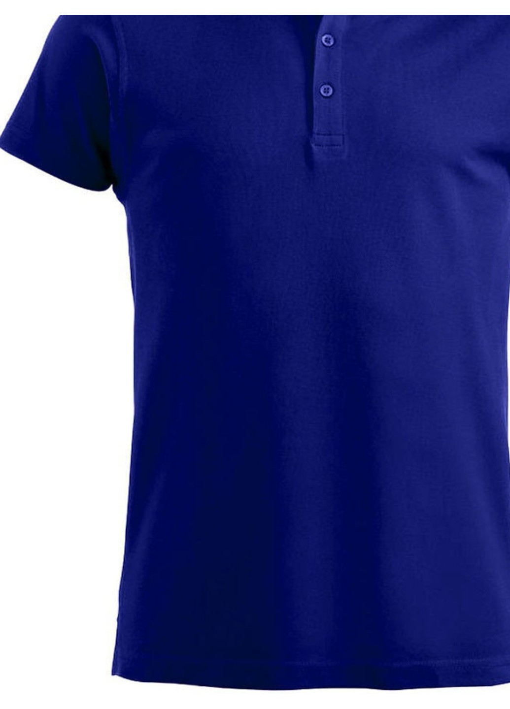 Синяя летняя футболка женская polo style gibson синего цвета Clique