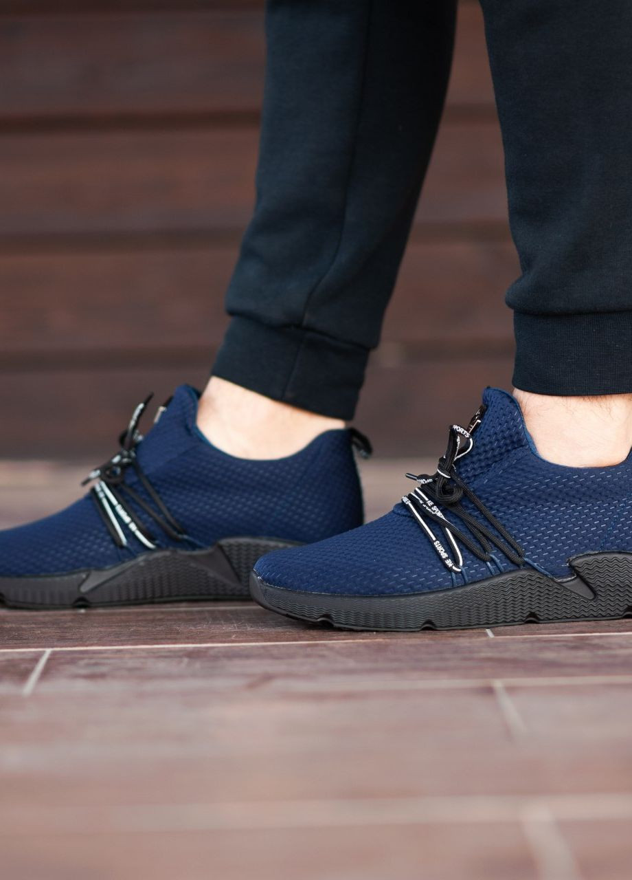 Синие демисезонные кросовки south shock navy Vakko