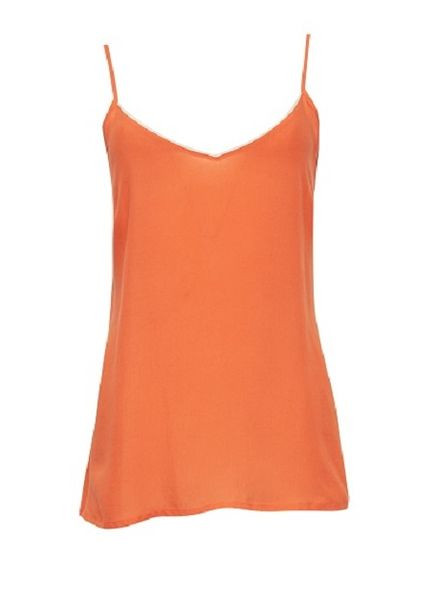 Оранжевая всесезон женская пижама 9594-9591 майка + шорты Cyberjammies Sage