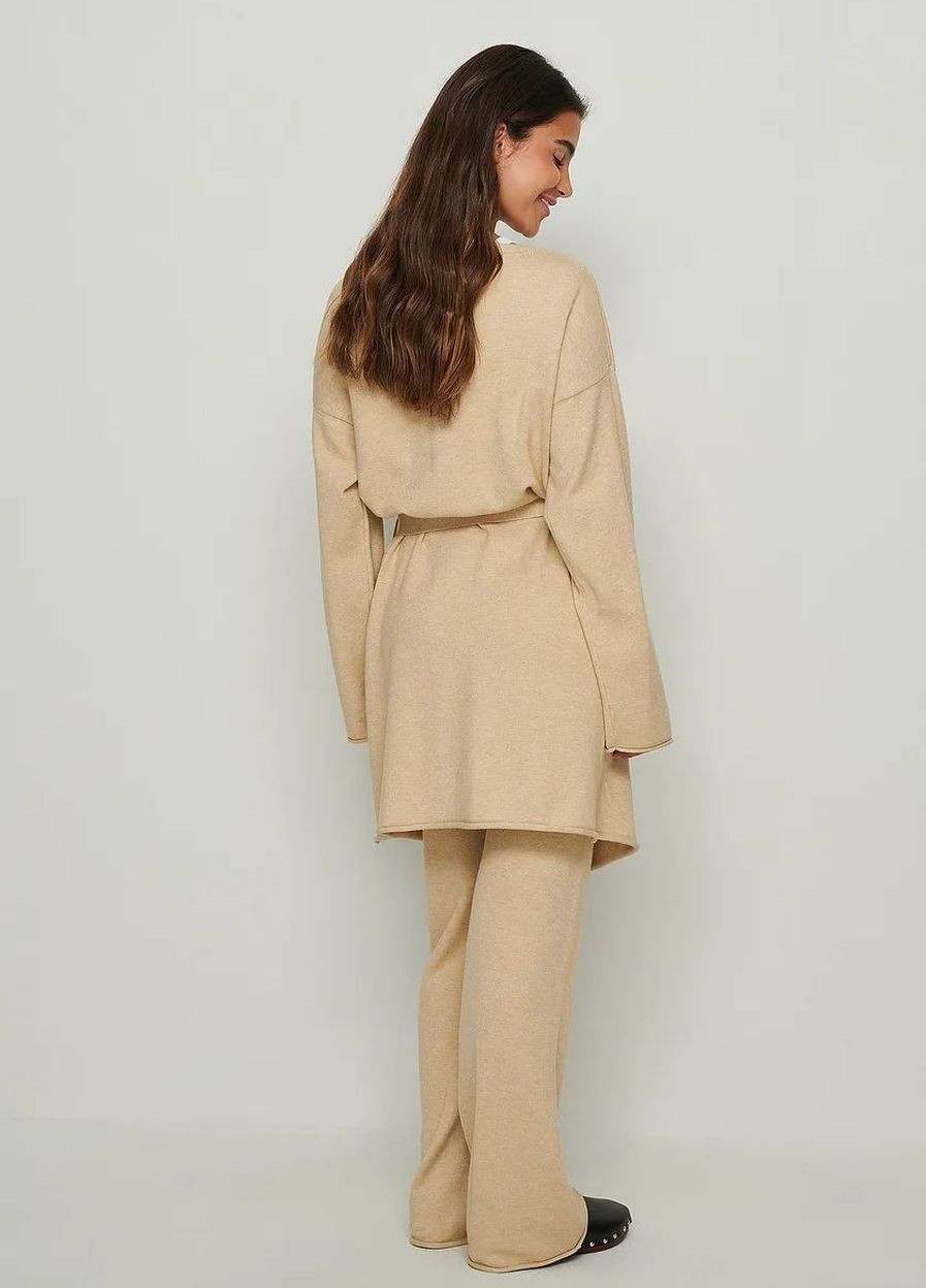 Светло-бежевый кардиган NA-KD