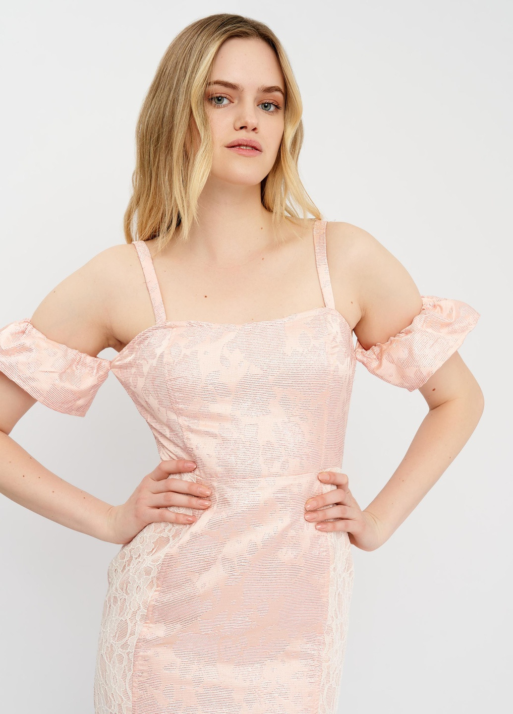 Светло-розовое сукня літо,блідо-рожевий в візерунки, Missguided