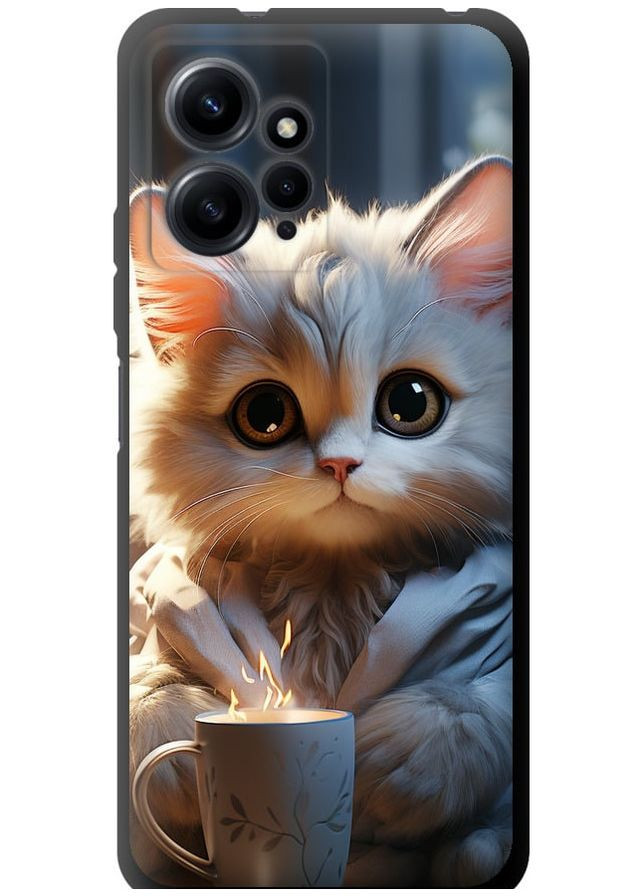 TPU чехол 'White cat' для Endorphone xiaomi redmi note 12 4g (265397840)