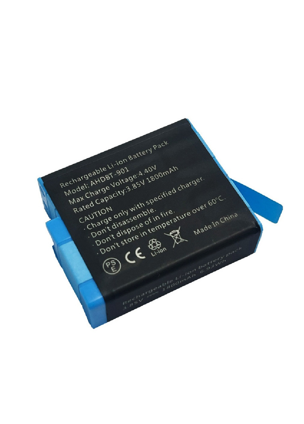 Акумулятор батарея літій іонний для екшн камер GoPro Hero 11, 10, 9 Black 1800 mAh (474914-Prob) Unbranded (260358306)