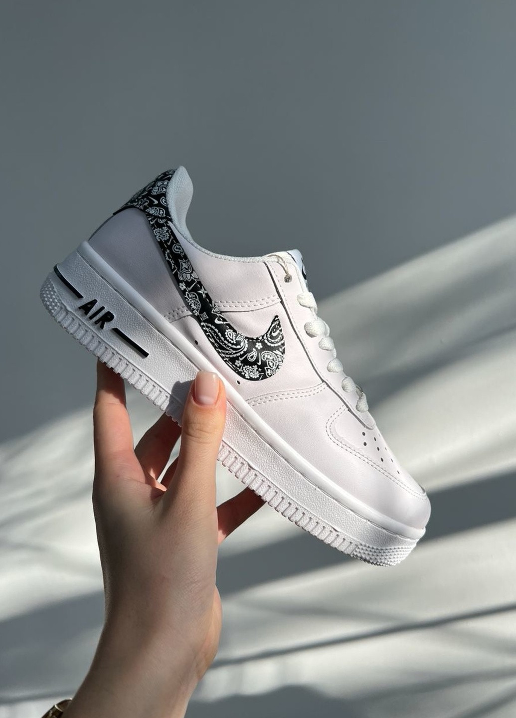 Nike air force 1 black swoosh sales