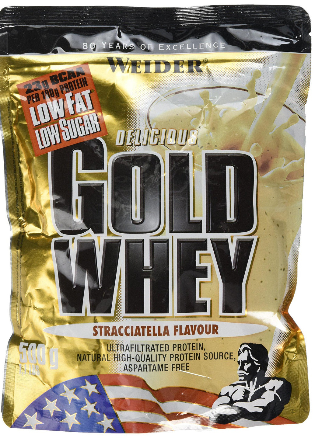 Протеин Gold Whey 500 g Stracciatella Weider (256946272)