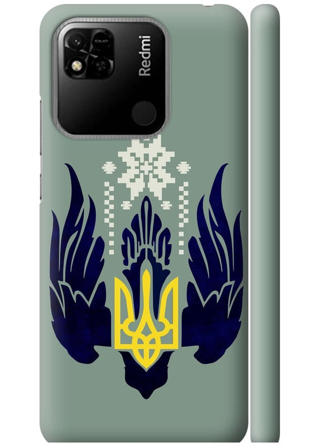 3D пластиковый матовый чехол 'Тризуб с крыльями' для Endorphone Xiaomi Redmi 10A (259943698)