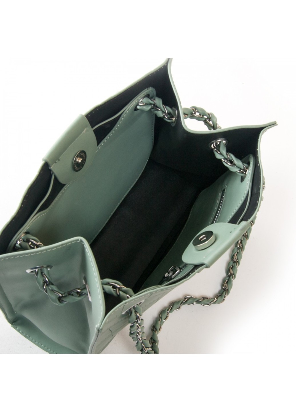 Жіноча сумочка з шкіряної моди 01-06 7153 Зелений Fashion (261486712)