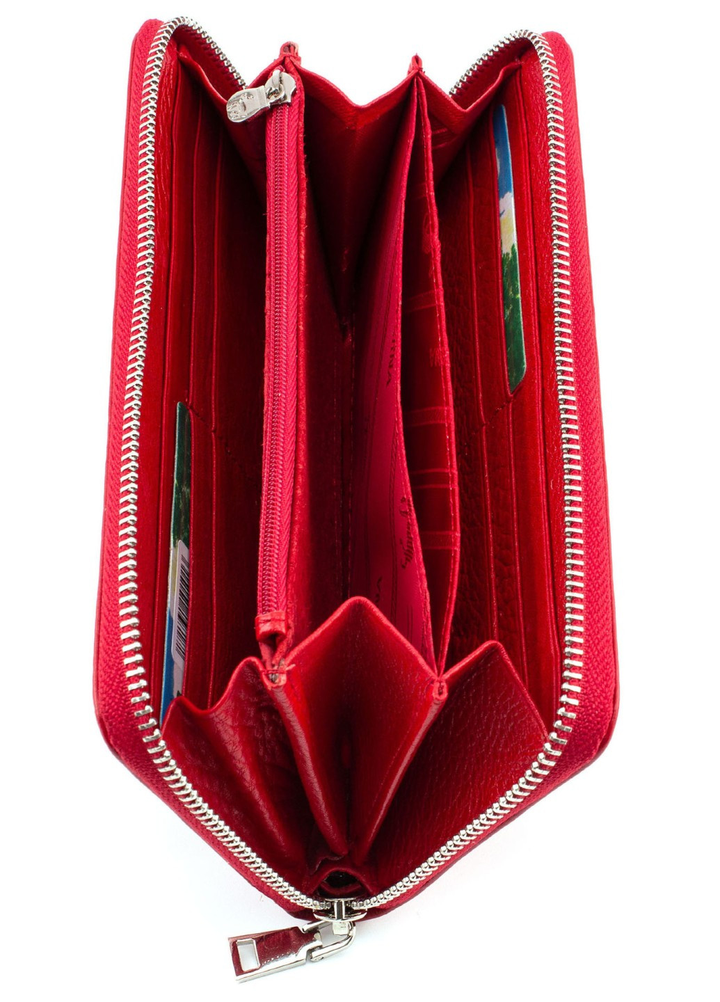 Яркий и современный женский кошелек из кожи MC-7002-2 (JZ6680) красный Marco Coverna (259752548)