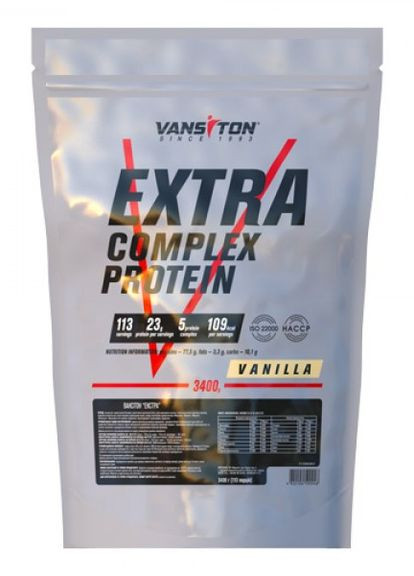 Протеин Екстра 3400г (Ваниль) Vansiton (275657569)