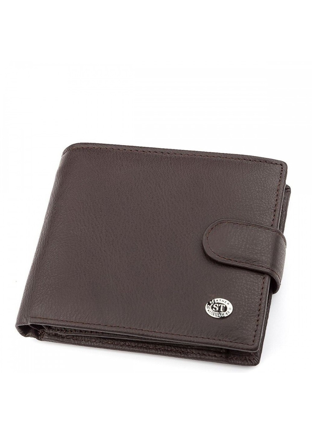 Чоловічий шкіряний гаманець ST Leather 18339 (ST138) Чорний ST Leather Accessories (262523263)