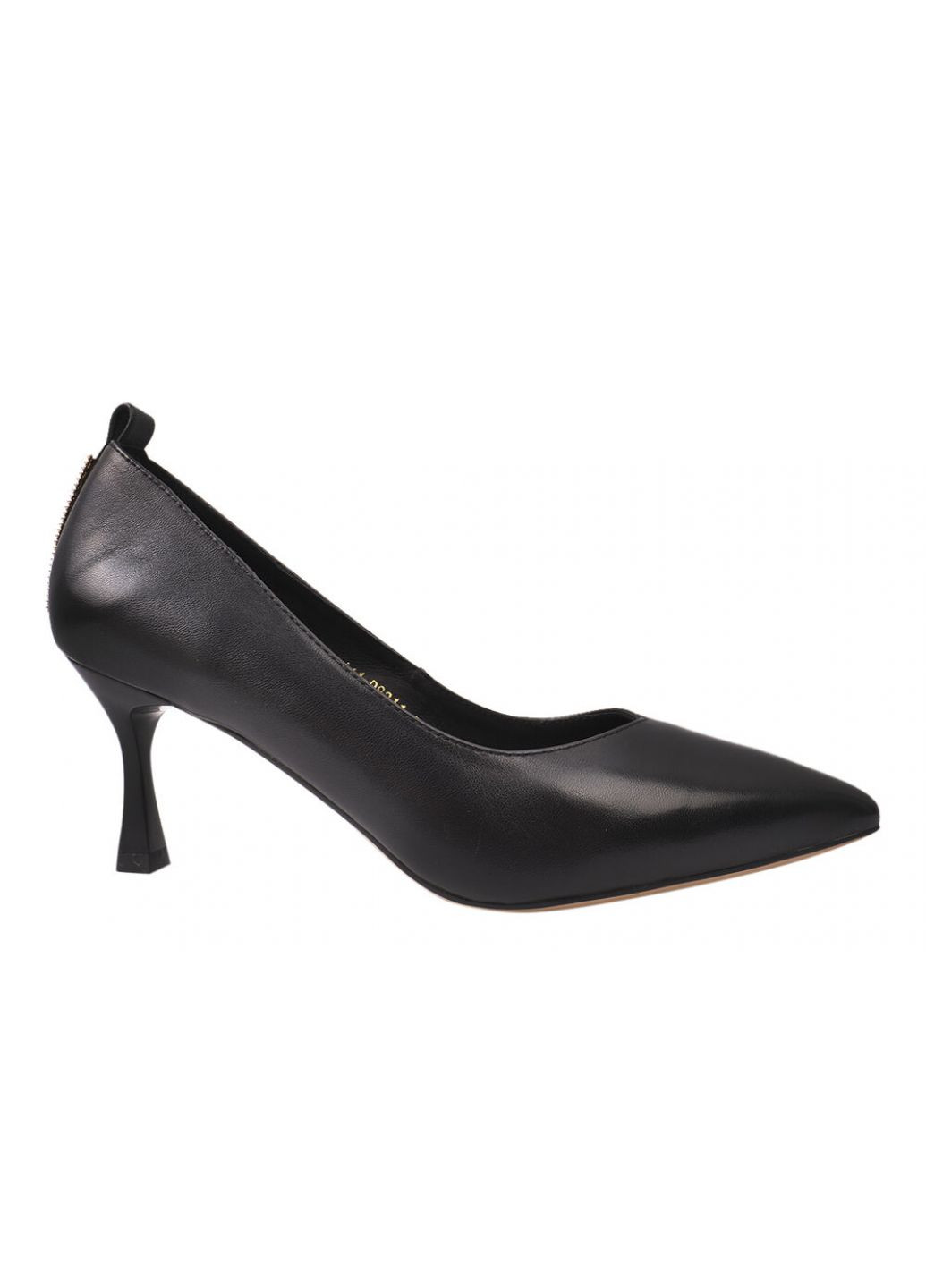 Туфлі жіночі з натуральної шкіри, на шпильці, чорні, Selliveno 2-21dt (257429235)