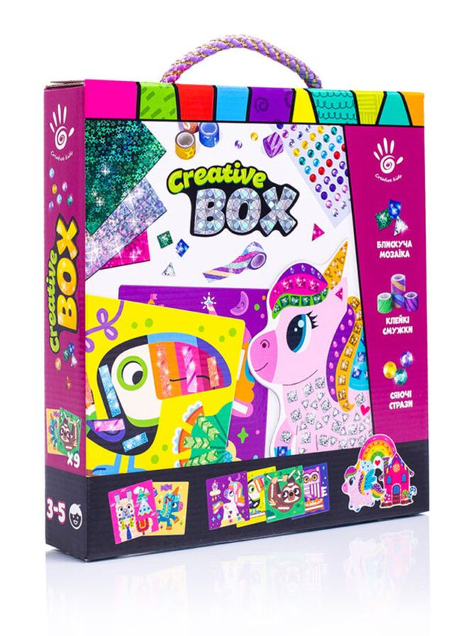 Набір для творчості «Creative Box. Єдиноріг» колір різнокольоровий ЦБ-00236344 Vladi toys (268036881)