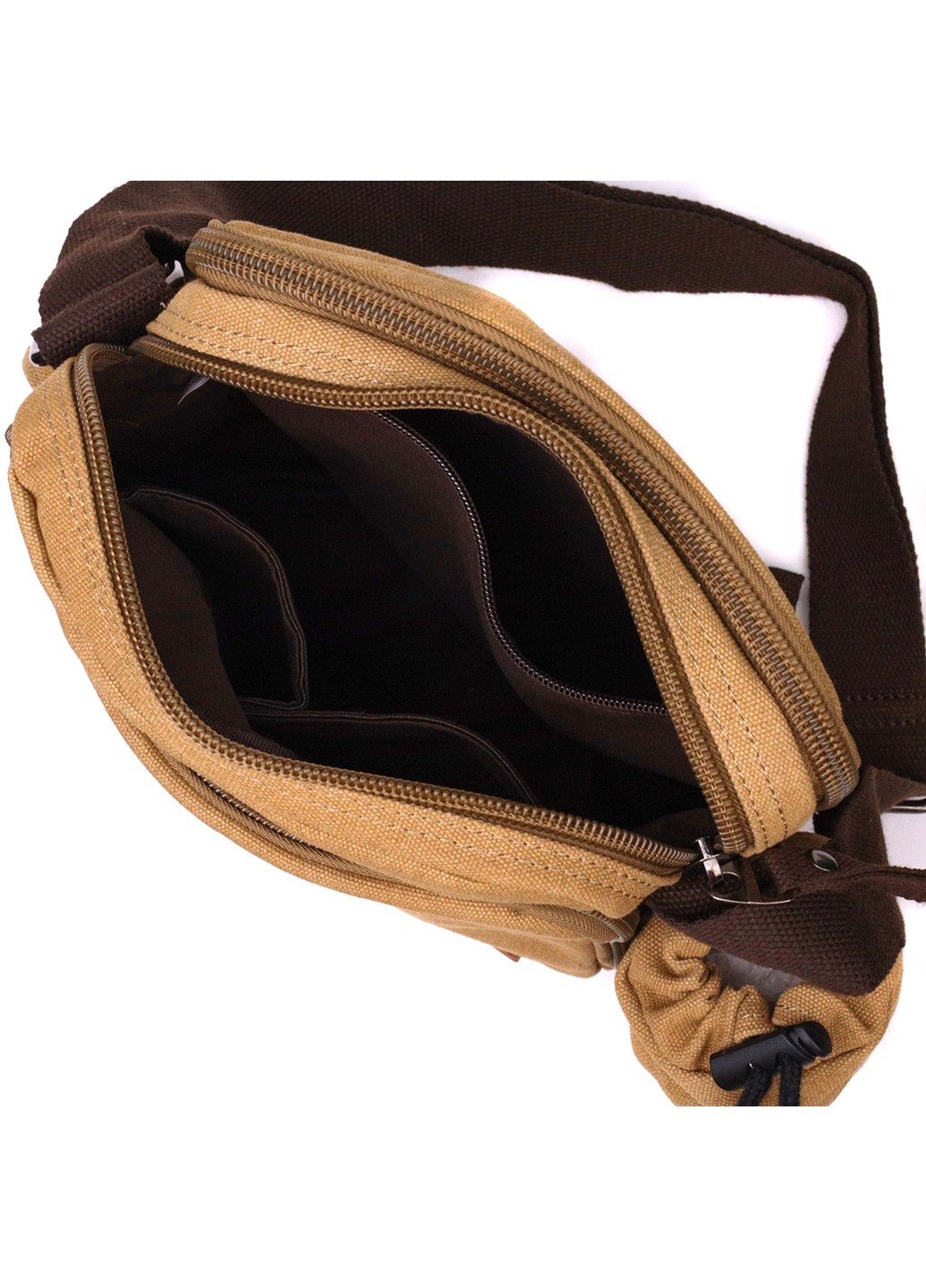 Вместительная текстильная сумка с чехлом для воды 22210 Песочный Vintage (267925273)