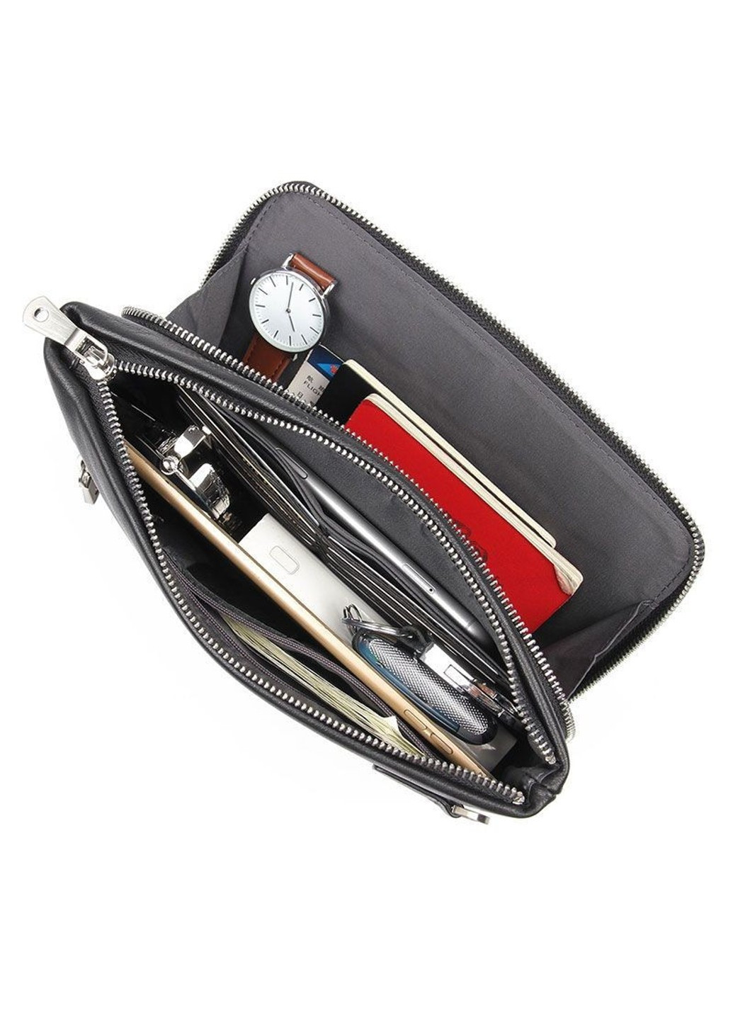 Шкіряна чоловіча зчеплення Barricet JDC011LA John McDee (263776825)