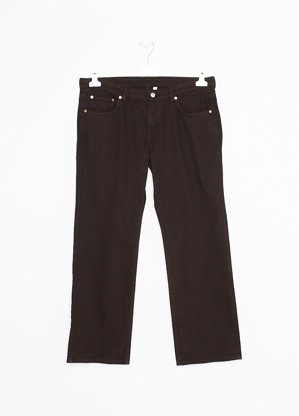 Темно-коричневые джинси демісезон,темно-коричневий, Weekday