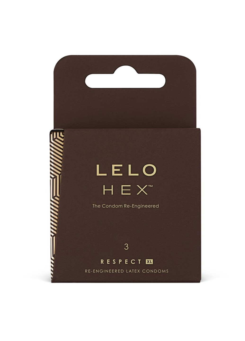 Презервативи HEX Condoms Respect XL 3 Pack, тонкі та суперміцні, збільшений розмір Lelo (272289374)