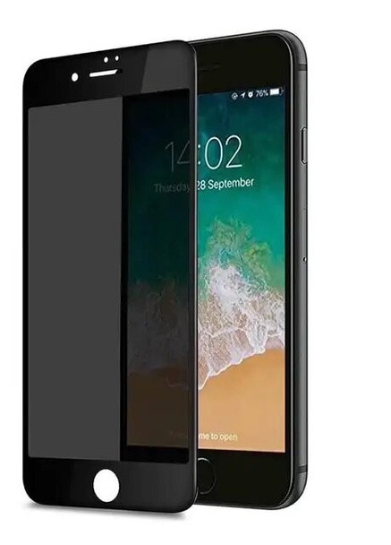 Защитное стекло Iphone Антишпион Premium Apple 7 / 8 /se2020 black (259575332)