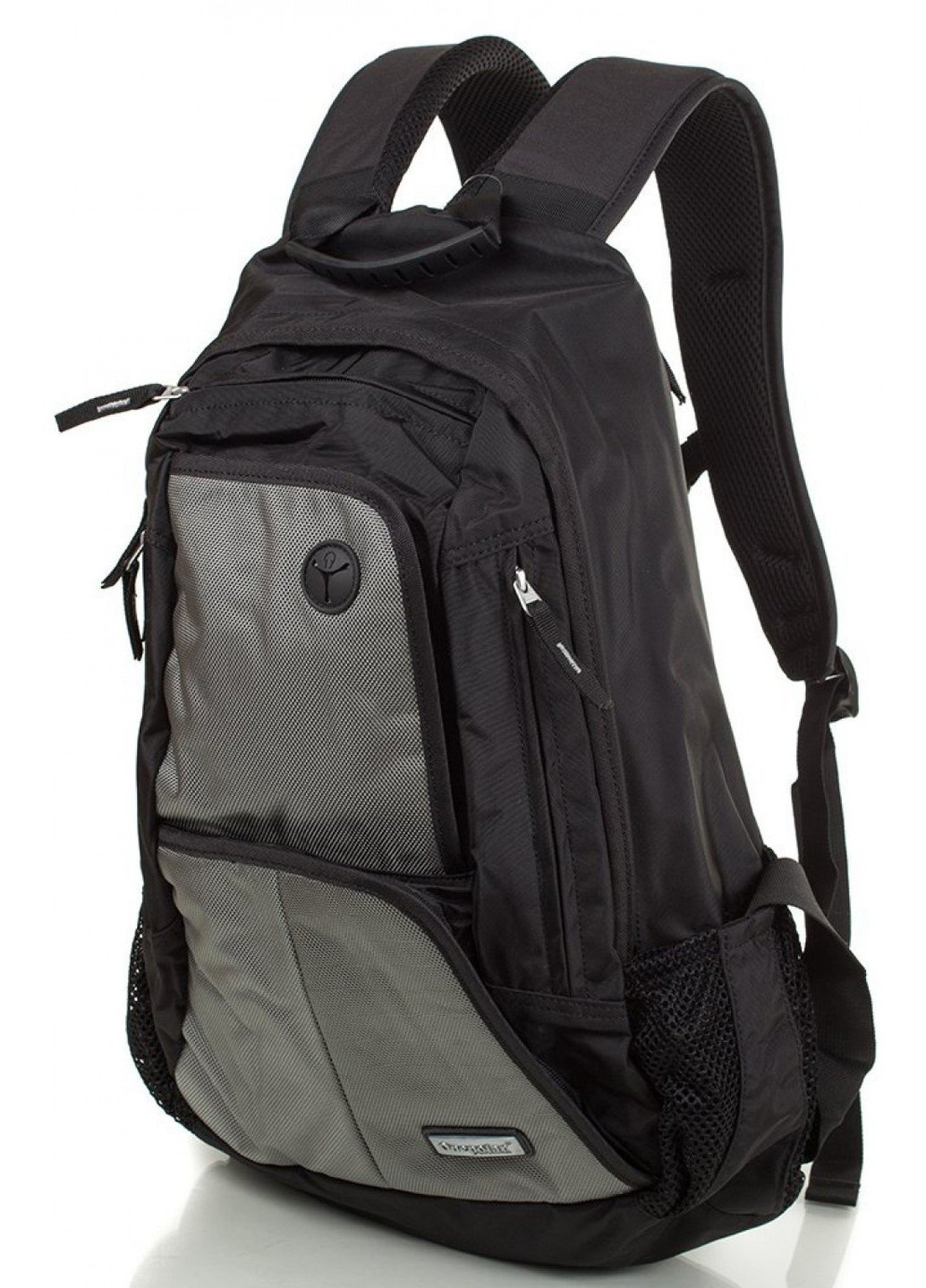 Мужской черный удобный вместительный качественный рюкзак Onepolar (262976043)