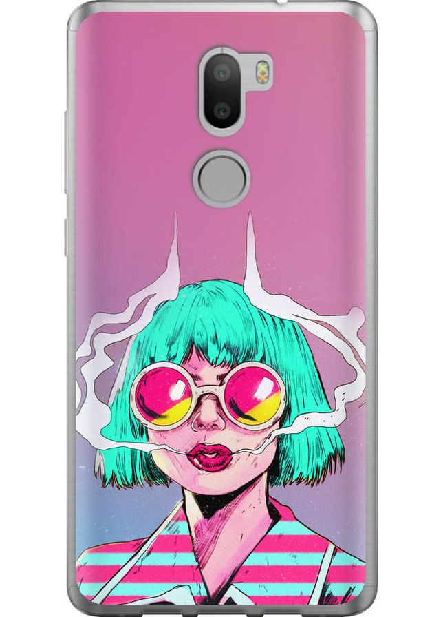 Силіконовий чохол 'Поп арт дівчина' для Endorphone Xiaomi Mi 5s Plus (276192594)