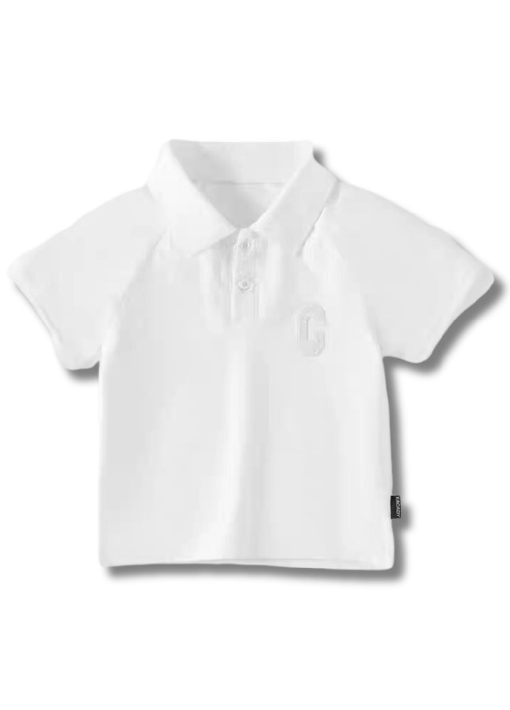 Белая летняя белая универсальная футболка поло от 2 лет Kacady