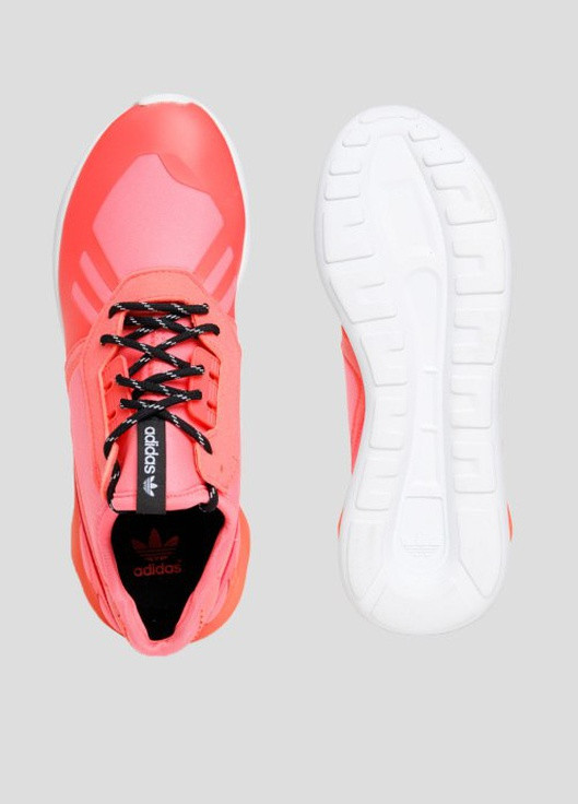 Коралловые всесезонные женские кроссовки adidas tubular runner k