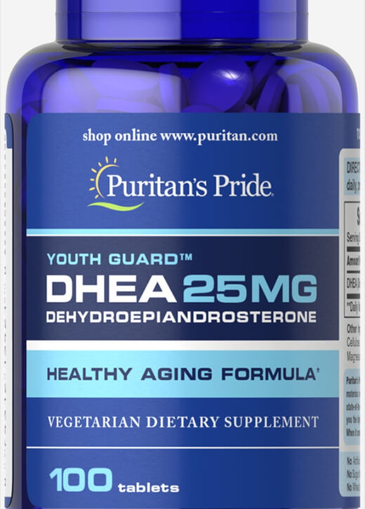Puritan's Pride DHEA 25 mg 100 Tabs Puritans Pride (256725762)