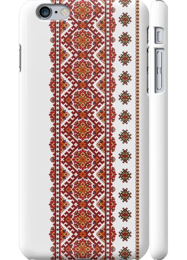 3D пластиковий глянцевий чохол 'Вишиванка 13' для Endorphone Apple iPhone 6 Plus (269358776)