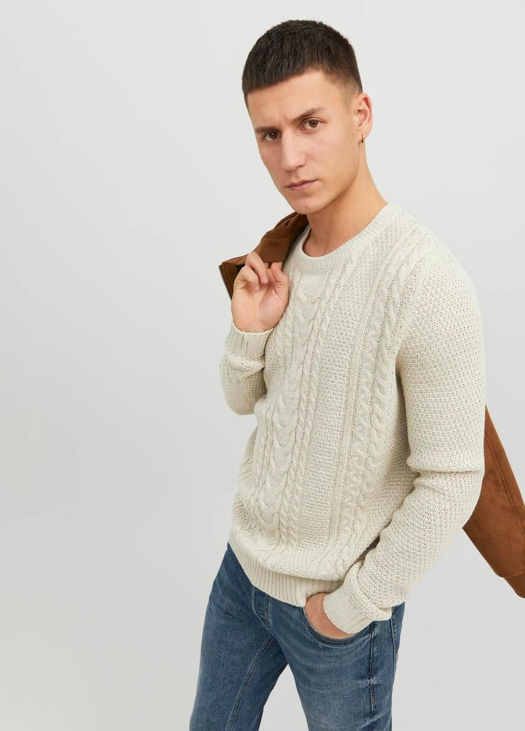 Светло-бежевый джемпер демисезон,светло-бежевый,jack&jones Jack & Jones