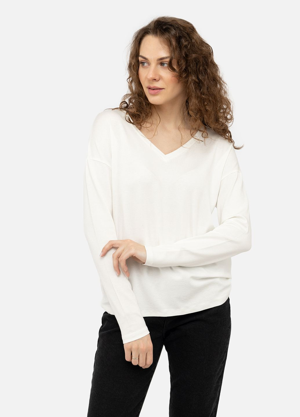 Жіночий пуловер колір білий ЦБ-00242071 Busem (277695755)