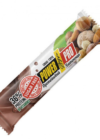 Углеводно-протеиновый батончик 32% Protein bar Nutella Sugar Free 60 g Nuts Power Pro (257342466)