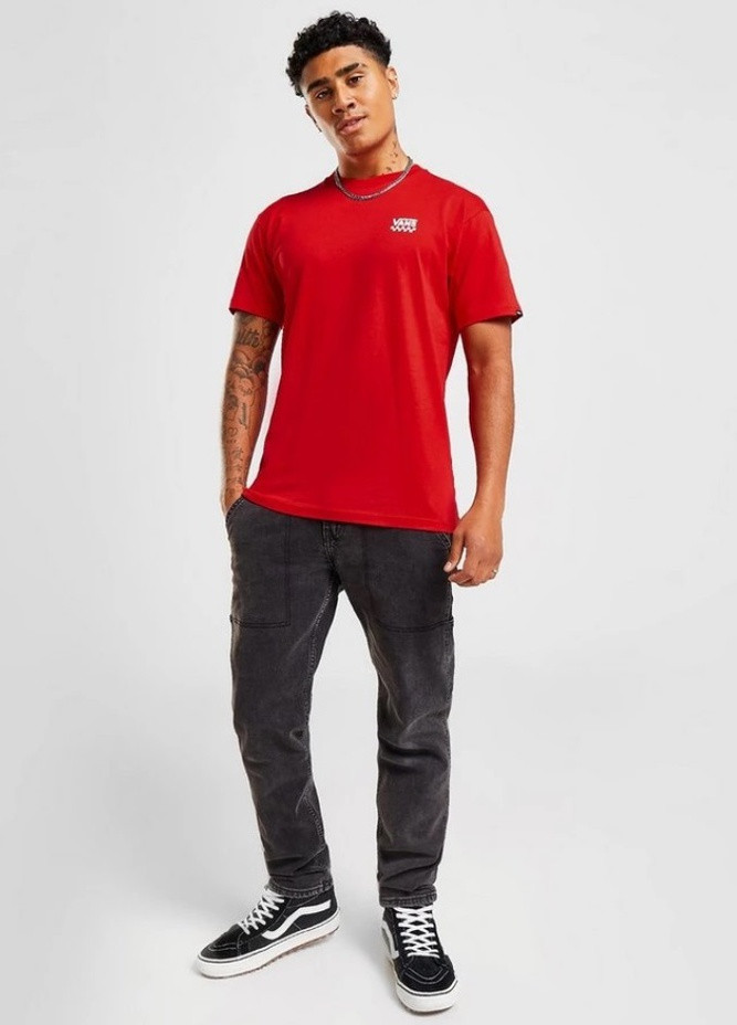 Красная футболка Vans