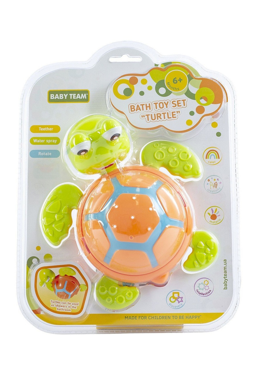 Набір іграшок для ванни "Черепашка" колір різнокольоровий ЦБ-00197974 Baby Team (259422964)