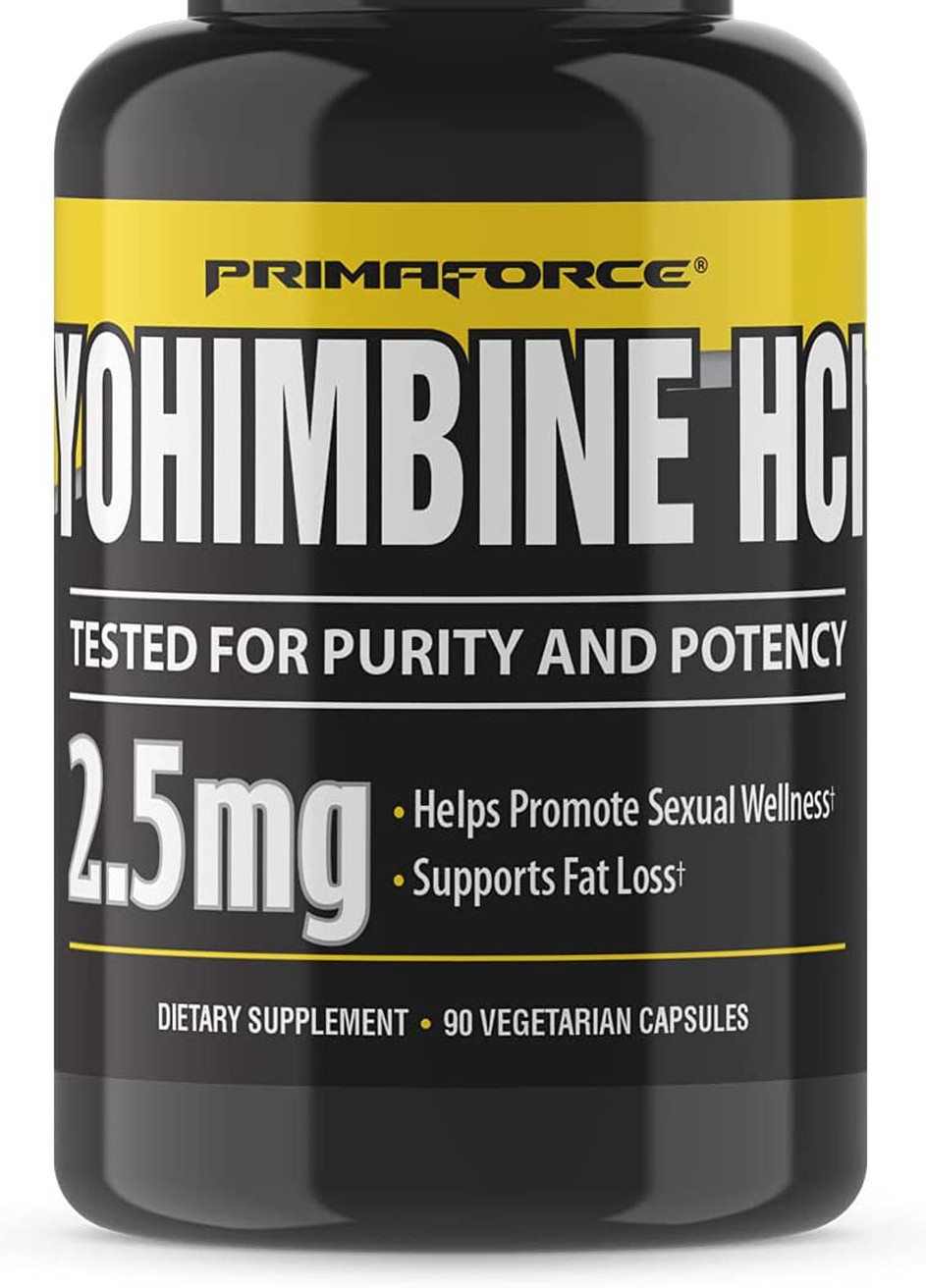 Жироспалювач Yohimbine HCl 2,5 mg 90 caps Primaforce (257052296)
