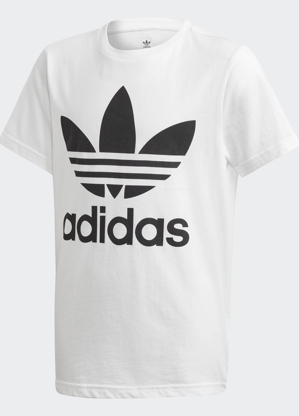 Белая демисезонная футболка trefoil adidas