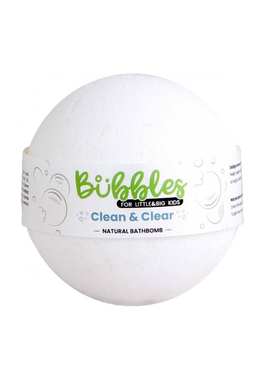 Дитяча бомбочка для ванни Clean & Clear 115 г Bubbles (257260182)