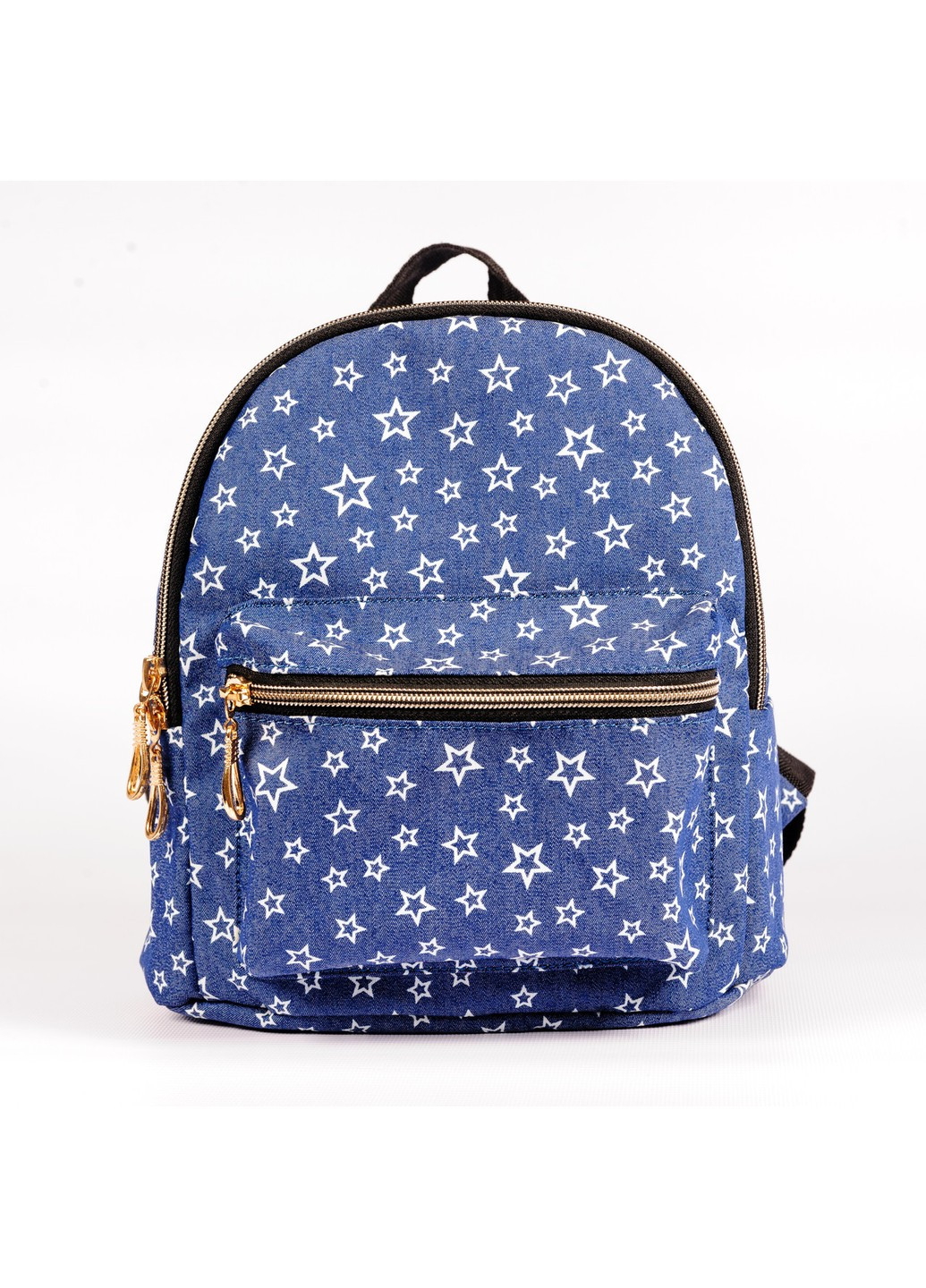 Дитячий невеликий синій джинсовий рюкзак із зірками на кожен день No Brand (258591274)