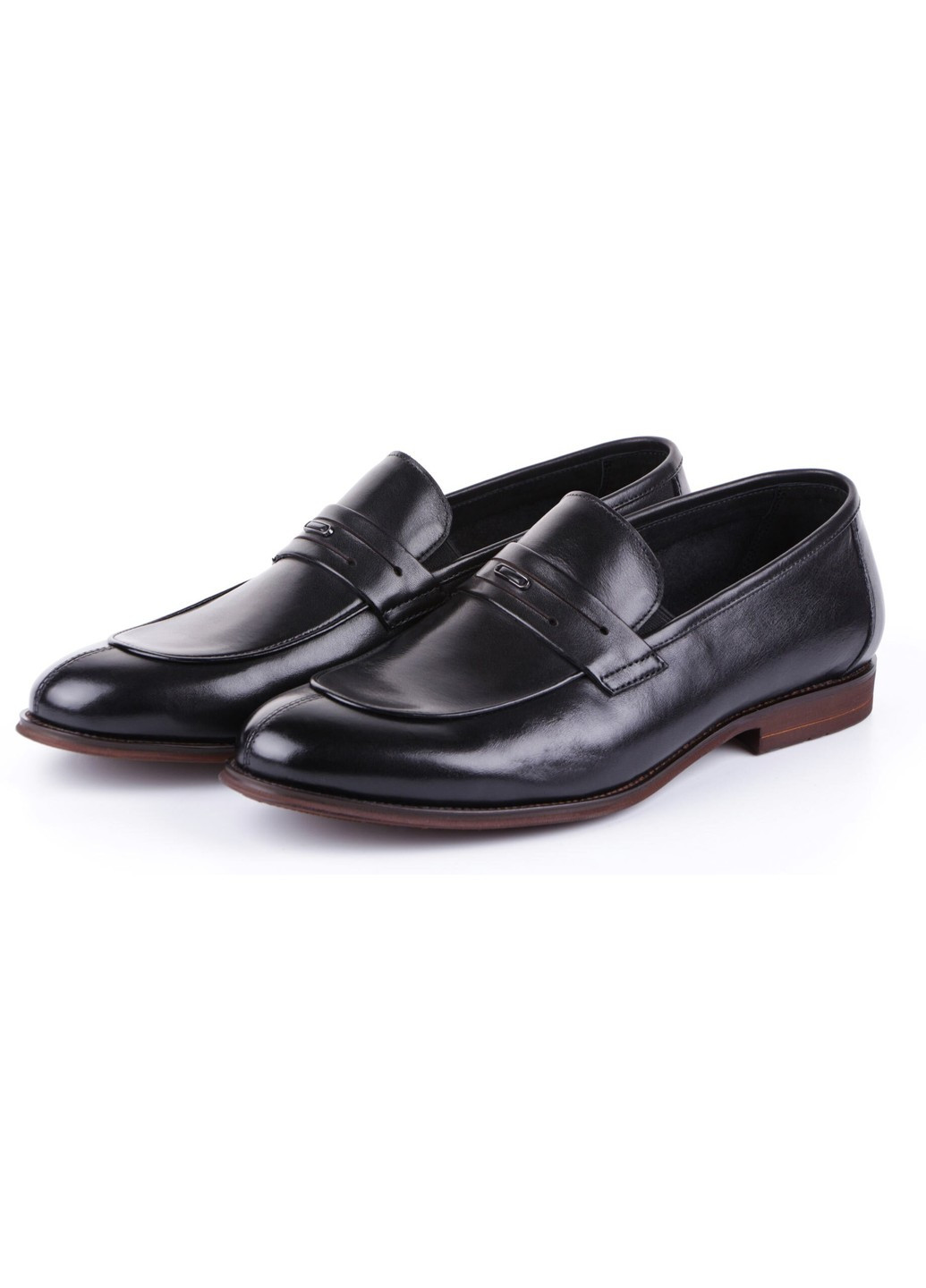 Черные мужские классические туфли 19997 Marco Pinotti без шнурков