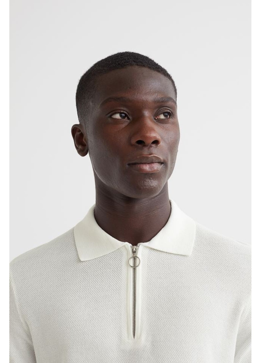 Біла чоловіча футболка polo (10068) м біла H&M