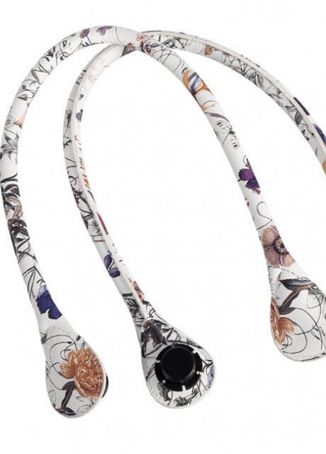 Ручки ПВХ 60 см для сумки-конструктор, цветы белые More (257986171)